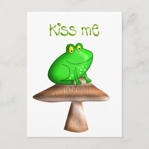 Frog Kiss Briefkaart