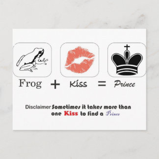 frog & kiss briefkaart
