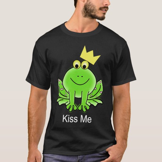 Frog Kiss Me T-shirt (Voorkant)