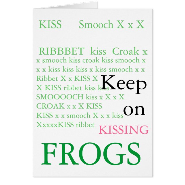 Frog Kissing (Voorkant)