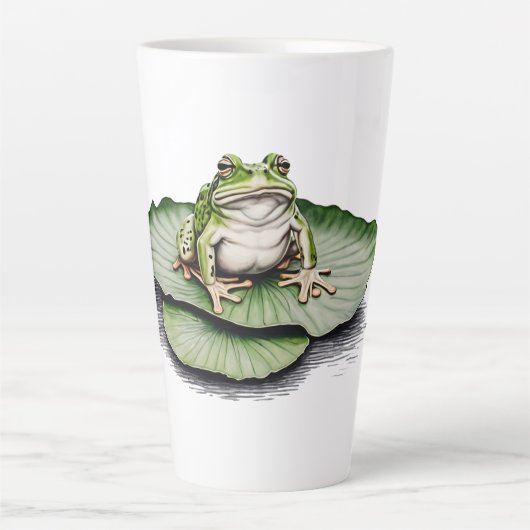 Frog Latte Coffee Mok (Voorkant)
