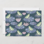 Frog Lily Pad Aankondiging van adreswijziging (Achterkant)