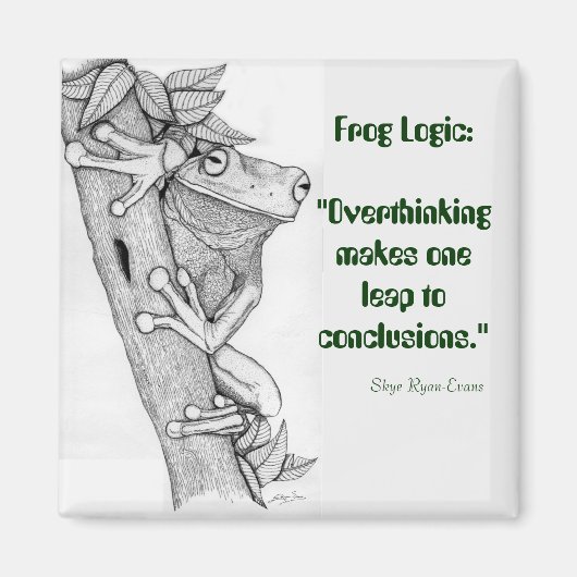 FROG LOGIC Fun Frog Magnet (Voorkant)