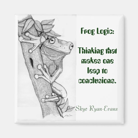 FROG LOGIC Fun Frog Magnet (Voorkant)