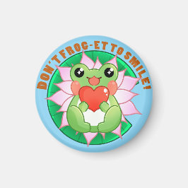 Frog Love – Cute Motivational Art Magneet