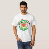 Frog Love – Cute Motivational Art T-shirt (Voorkant volledig)