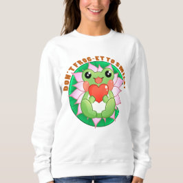 Frog Love – Cute Motivational Art Trui