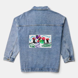 Frog love denim jacket