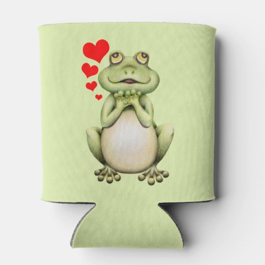 Frog Love Drawing Blikjeskoeler (Achterkant)