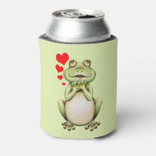 Frog Love Drawing Blikjeskoeler (Blikje Achterkant)