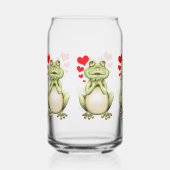 Frog Love Drawing Blikvorm Glas (Voorkant)