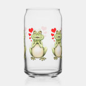 Frog Love Drawing Blikvorm Glas (Achterkant)