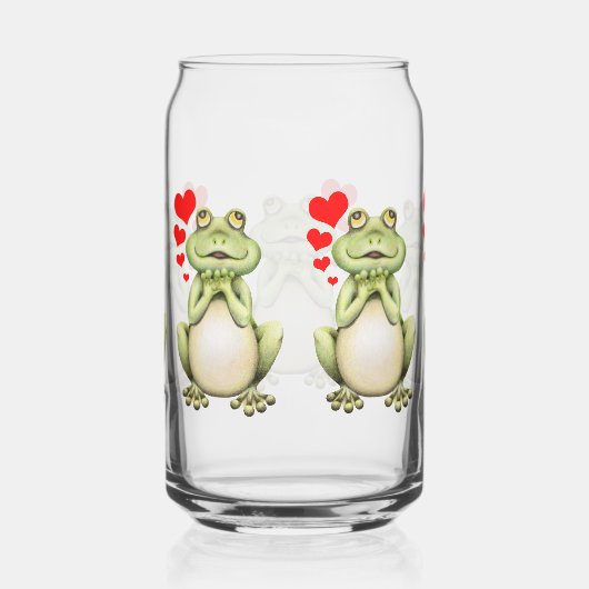 Frog Love Drawing Blikvorm Glas (Rechts)