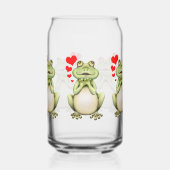 Frog Love Drawing Blikvorm Glas (Links)