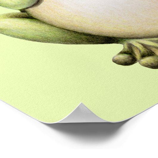 Frog Love Drawing Poster (Hoek)