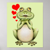 Frog Love Drawing Poster (Voorkant)