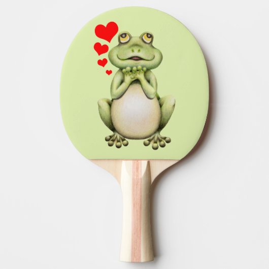 Frog Love Drawing Tafeltennisbatje (Voorkant)