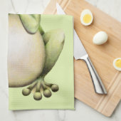 Frog Love Drawing Theedoek (Quarter Fold)