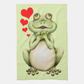 Frog Love Drawing Theedoek (Verticaal)
