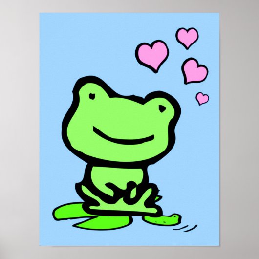 Frog Love Poster (Voorkant)