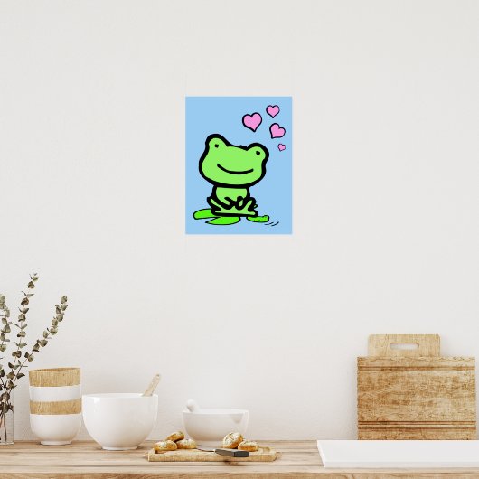 Frog Love Poster (Keuken)