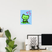 Frog Love Poster (Thuiskantoor)