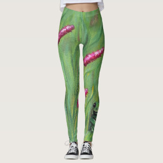 Frog Magic Humor Waterverf Froggy Leggings