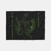 Frog Me No Problemo Narrator But It Was All Proble Fleece Deken (Voorkant (Horizontaal))