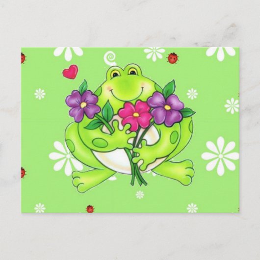 Frog Merchandise Gifts Briefkaart (Voorkant)