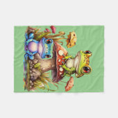 Frog Merchandise Gifts Fleece Deken (Voorkant (Horizontaal))
