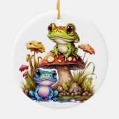 Frog Merchandise Gifts Keramisch Ornament (Achterkant)