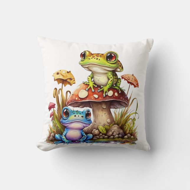 Frog Merchandise Gifts Kussen (Voorkant)
