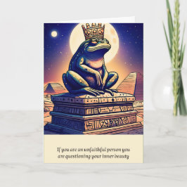 frog message happy birthday kaart