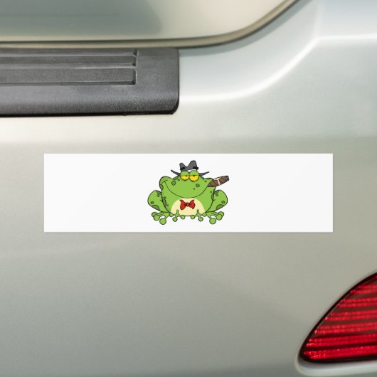 Frog Mobster Bumpersticker (Op auto)
