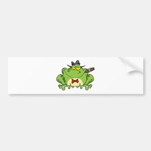 Frog Mobster Bumpersticker (Voorkant)
