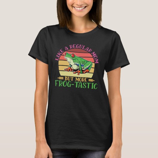 Frog Mom Red Eyed Tree Frog Agalychnis Callidryas T-shirt (Voorkant)