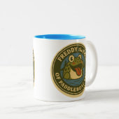 Frog Mug-  Tweekleurige Koffiemok (Voorkant rechts)