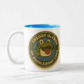 Frog Mug-  Tweekleurige Koffiemok (Links)