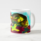 Frog Mushroom fun Grote Koffiekop (Voorkant rechts)