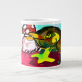 Frog Mushroom fun Grote Koffiekop (Voorkant)