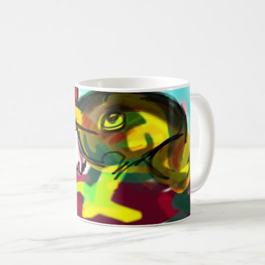 Frog Mushroom fun Koffiemok (Voorkant rechts)
