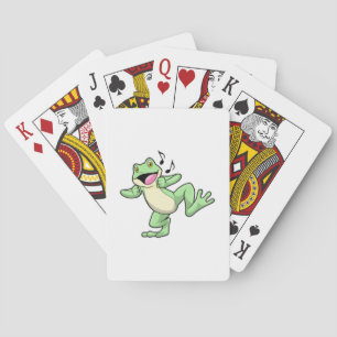 Frog Music Dance Pokerkaarten