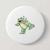 Frog Music Dance Ronde Button 7,6 Cm (Voorkant)
