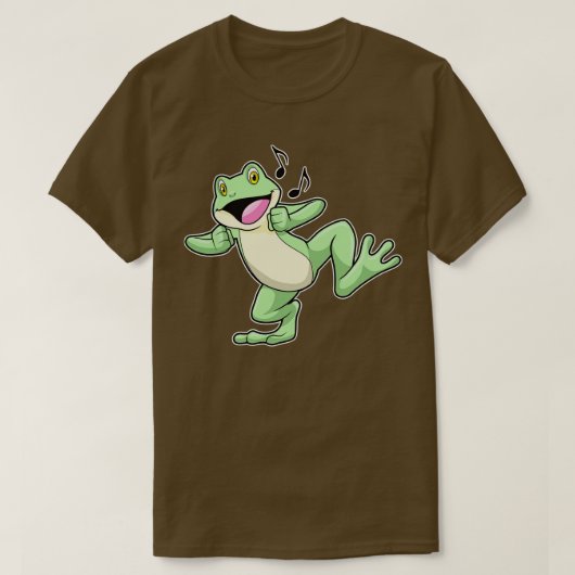 Frog Music Dance T-shirt (Design voorkant)