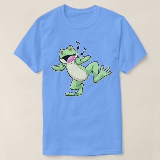 Frog Music Dance T-shirt (Design voorkant)