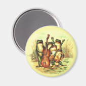  Frog Musicians Band Orchestra met Zangers Magneet (Voorkant / Achterkant)