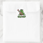 frog n roll A Ronde Sticker (Tas)