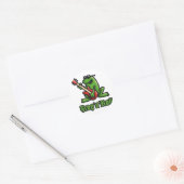 frog n roll A Ronde Sticker (Envelop)