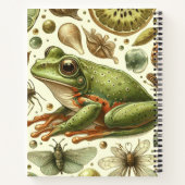 Frog Naadloze Waterverf Notitieboek (Achterkant)