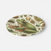Frog Naadloze Waterverf Papieren Bordje (Gekanteld)
